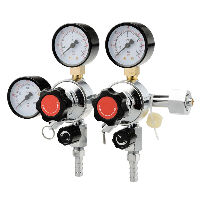 TR-60-2 Multi-Purpose CO2-trykkregulator i messing