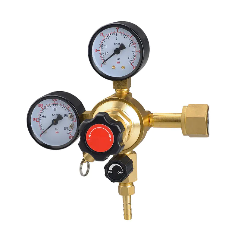 TR-60A aluminiumslegering Multi-Speed ​​CO2-trykkregulator